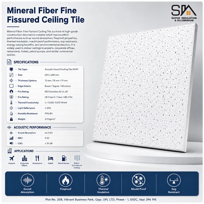 Armstrong Mineral Fiber - Fine Fissured