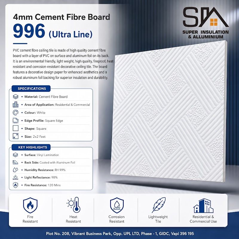 SIA SIA Cement Fiber Tile 996