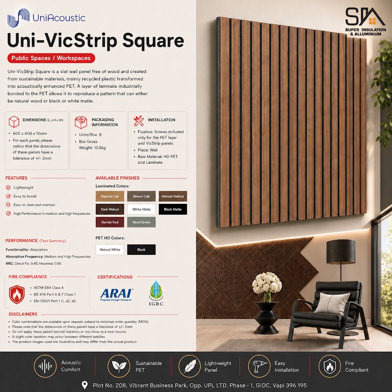 UniAcoustic Uni VicStrips Square