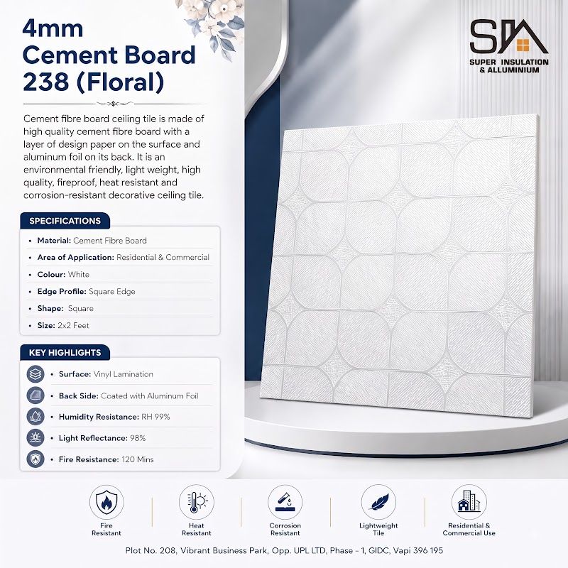 SIA SIA Cement Fiber Tile 238