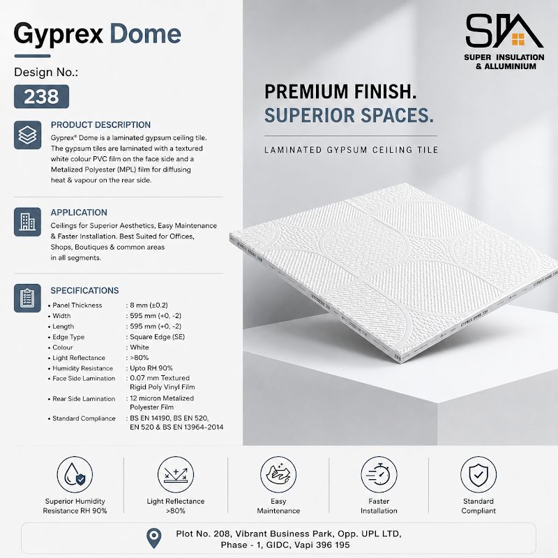 Gyproc Gyprex Dome 238
