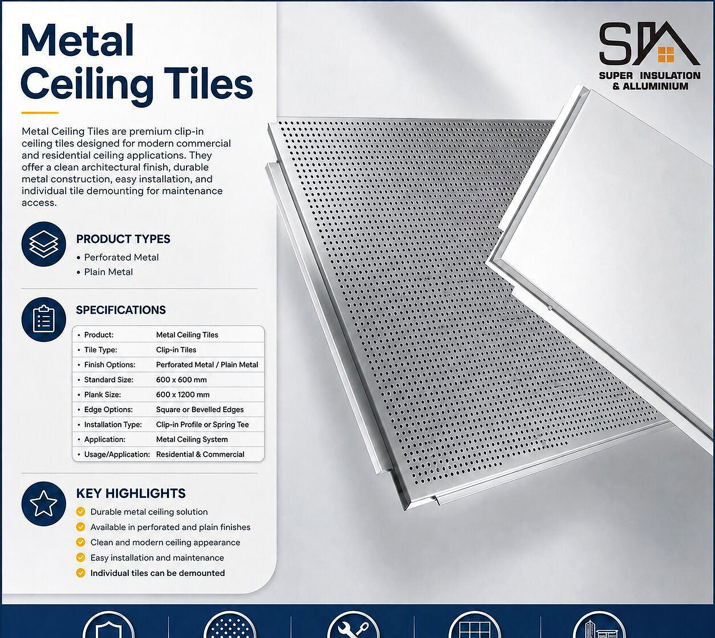 Armstrong Metal Ceiling Tiles