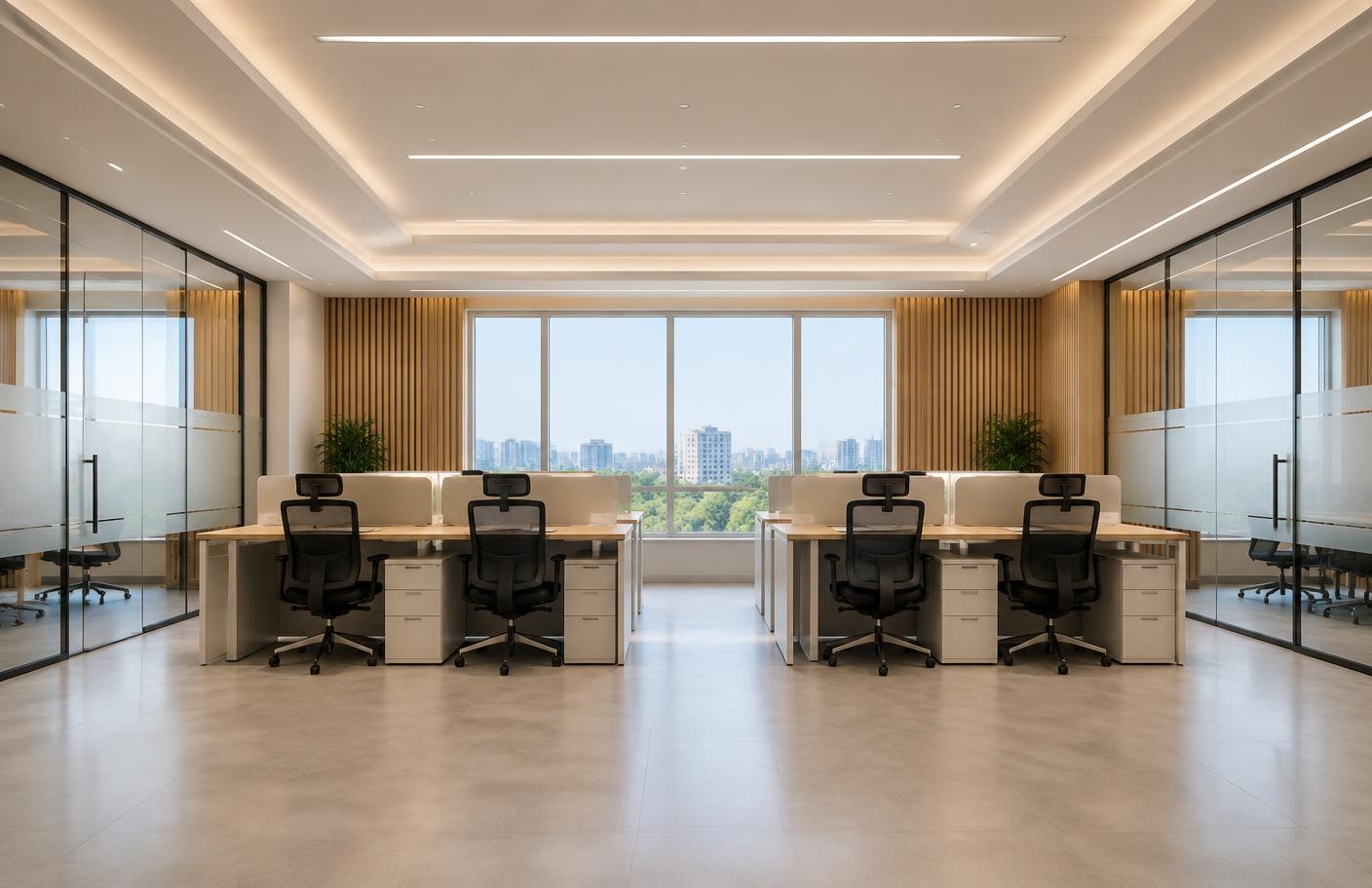 After concept: From concrete shell to precision workplace