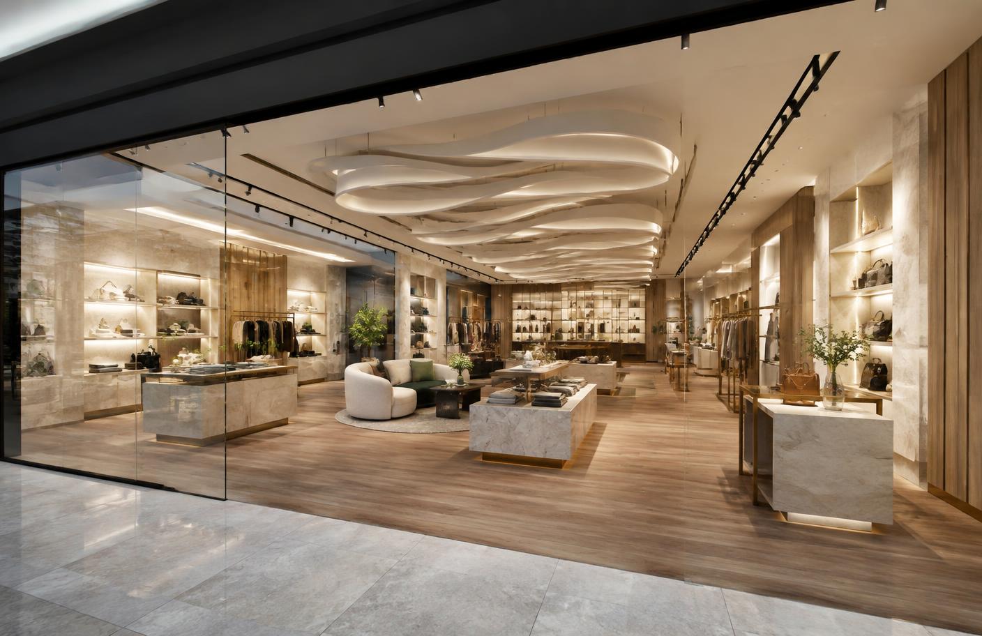 After concept: A bare showroom becomes a destination